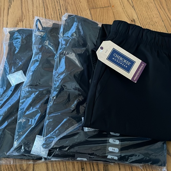 Men’s cherokee workwear professional scrub pants (lot of four scrubs pants) - Picture 3 of 3